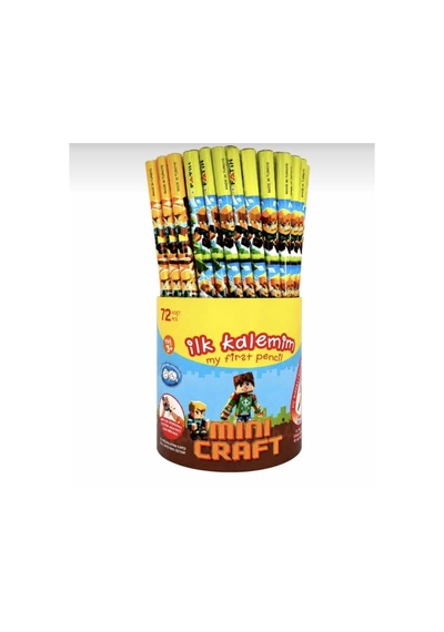Mini Craft B Jumbo Üç Köşeli Kalem Tutuşunu Kolaylaştıran Kurşun Kalem İster 1 Adet İster 2 Adet İst Karışık Renkler