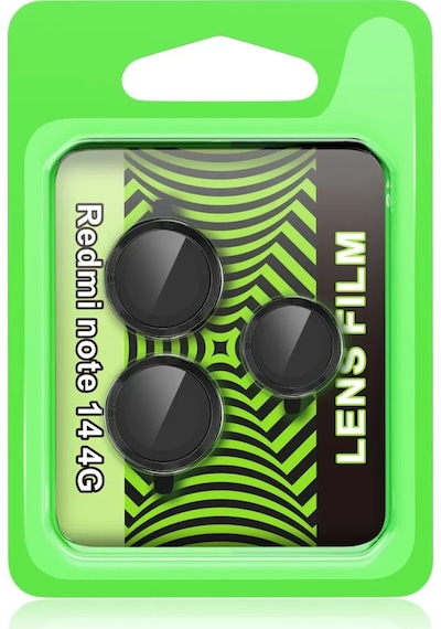 Redmi Note 14 4g Raze Metal Kamera Lens - Siyah