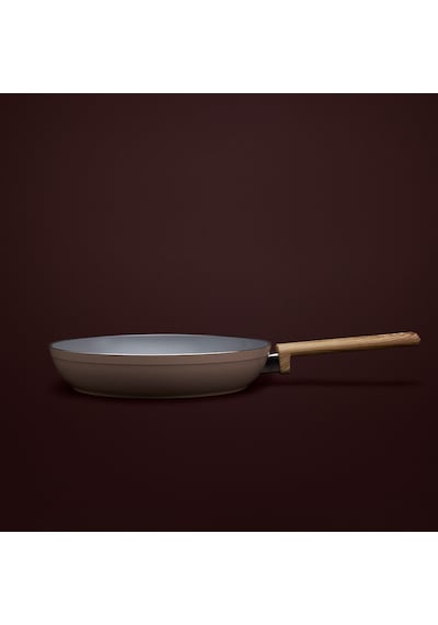 Hsr-hisar Optima Seradur Seramik Tava 26 Cm Ahşap Gri