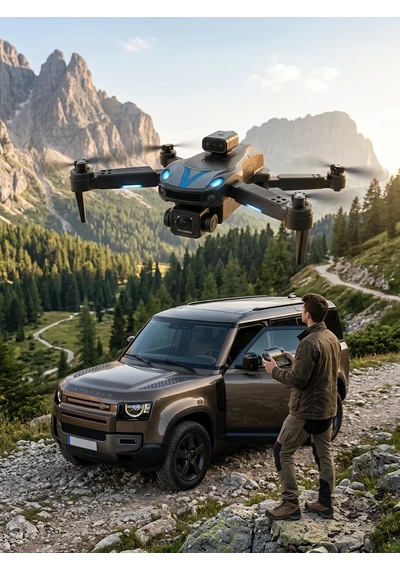 Uzaktan Kumandalı Çift Kameralı Hobi Ve Fotoğraf Drone U