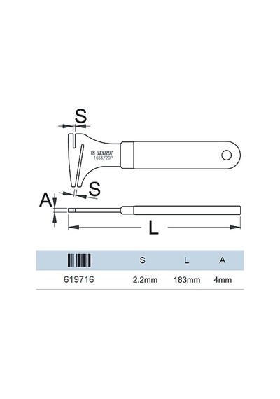 Unior Rotor Düzeltme Aparatı1666-2dp Siyah