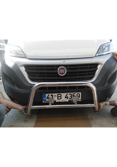Peugeot Boxer, Citroën Jumper, Fiat Ducato 2006-2025 Önkoruma - Ara Borulu - Kartersiz - Barred A