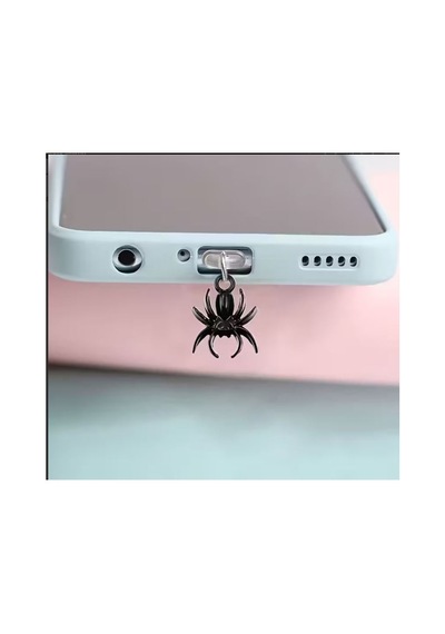 Aleylife 2d Telefon Charm Apple Uyumlu iOS Toz Koruması -spıderman