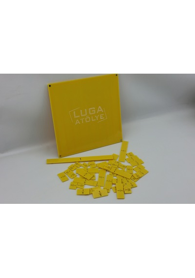 Luga Atölye Matematik Kesir Eğitim Seti & Eğlenceli Matematik Öğrenme - Sarı