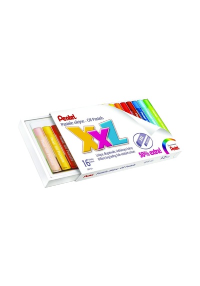 Pentel Yağlı Jumbo Pastel 24 Renk Genel