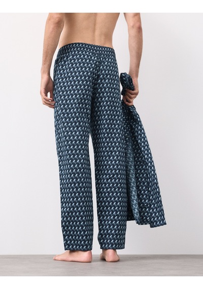 Marks & Spencer Pamuk Karışımlı Pijama Üstü T07001327a Lacivert