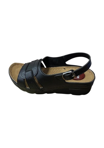 Avox Kadın Dolgu Topuk Sandalet Siyah İçi Kahve Bordo - 705023677 Siyah İçi Kahve Bordo Avox Kadın Dolgu Topuk Sandalet Siyah İçi Kahve Bordo - 705023677 Siyah İçi Kahve Bordo