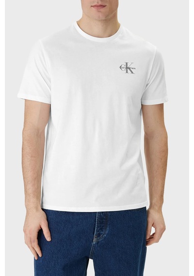 Calvin Klein Erkek T Shirt Lv04rf279g 3ge Siyah-beyaz Siyah - Beyaz