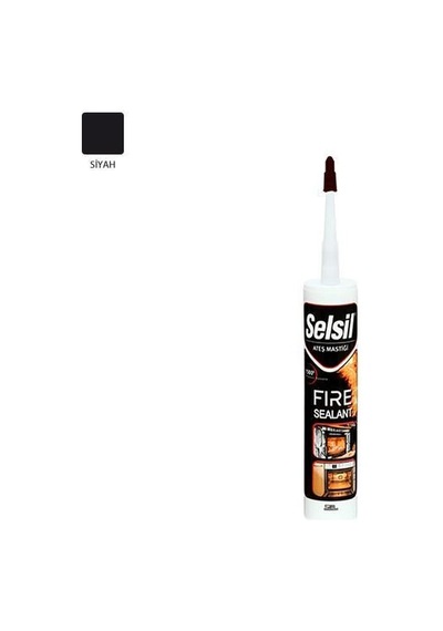 Ateş Mastiği Siyah 300 Ml 1500 Dereceye Dayanıklı