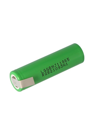 Lg Inr18650Mj1 - 3500 Mah 3.6V - 3.7V 10A li-Ion Pil + Lehim Etik