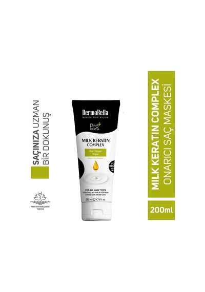 Milk Keratin Complex Onarıcı Ve Hacim Verici Saç Maskesi 200 Ml