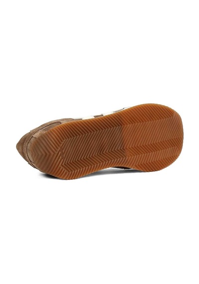 Kadın Vizon Süet Deri Sneaker