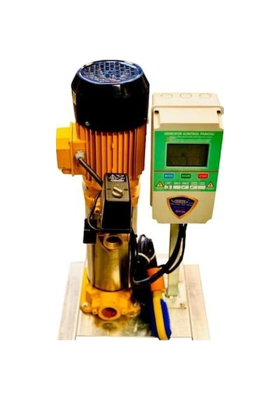 Vkp Vd S/s 9-06 1x Pompalı 3 Hp 380v Çelik Fanlı Dikey Milli Dreambox Panolu Paket Hidrofor