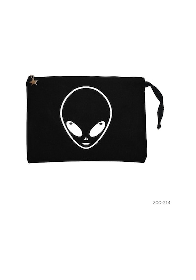 Zepplin Giyim Aliensiyah Clutch Astarlı Cüzdan / El Çantası