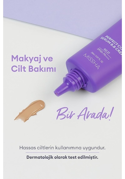 Yaşlanma Karşıtı Bakım Ve Aydınlık Görünüm Sunan M Perfect Cover Serum Bb Cream No:27 Çok Renkli