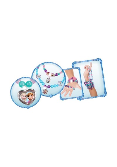 Frozen Büyük Boncuk Takı Seti Mavi