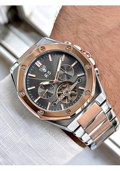 Tı-610f Tıger Çelik Erkek Saati Gümüş - Rose Gold