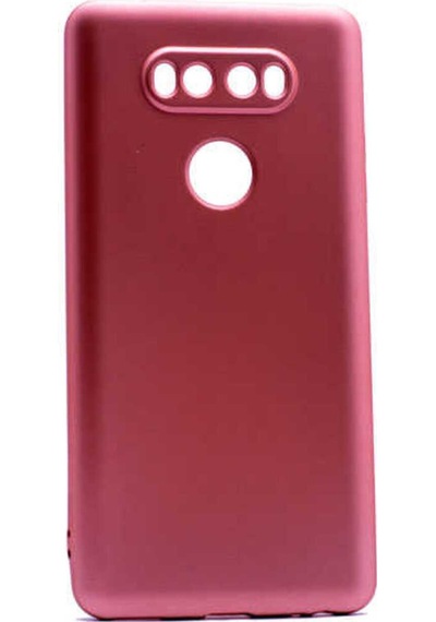 LG Uyumlu V20 Kılıf Zore Premier Silikon Kapak Rose Gold