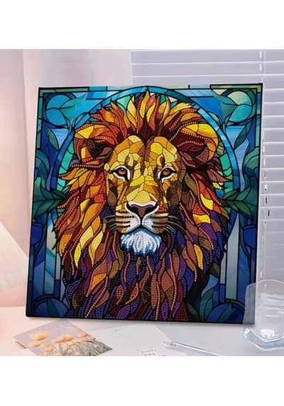 5d Elmas Taş İşleme Kiti Tablo 35x35 Cm - Diamond Painting Set - Dıy Kit Yeex14126
