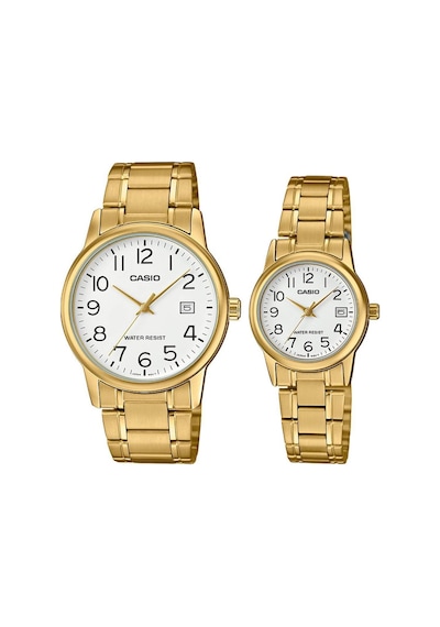 Casio Mtp-ltp-v002g-7b2udf Çift Kol Saati Kadın-erkek Metalik