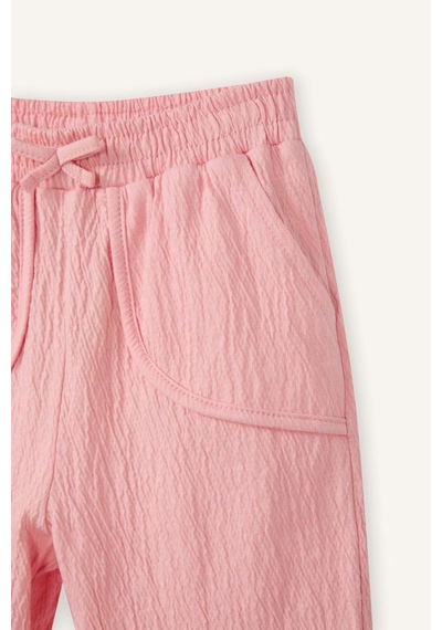 Defacto Wıde Leg Jakarlı Pantolon Kız Bebek H1872a526sppn636 Pembe-pn636