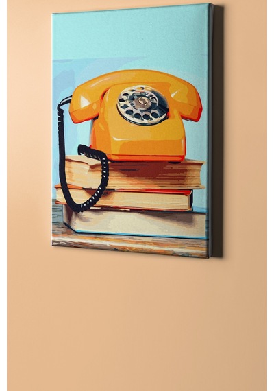 Webstyle Sayılarla Boyama Seti Kasnaklı Telefon 60 X 75 Cm