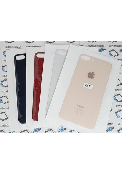 Apple Uyumlu iPhone 8 Plus Arka Pil Batarya Kapağı (Cam)
