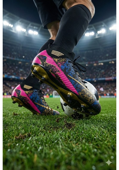 N Moda La-liga Erkek Halı Saha Kramponu İthal Taban, Çim Saha, Yarım Çoraplı, Ergonomik, Ayağı Saran, Esnek Ve Konf Siyah - Altın N Moda La-liga Erkek Halı Saha Kramponu İthal Taban, Çim Saha, Yarım Çoraplı, Ergonomik, Ayağı Saran, Esnek Ve Konf Siyah - Altın