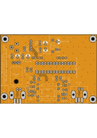 Swr-Watt Metre Qrp Power Swr Meter Frankenmeter Hf Devre Kartı