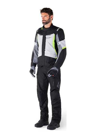 Alpinestars St-1 Wp Korumalı Motosiklet Montu Siyah Gri Sarı