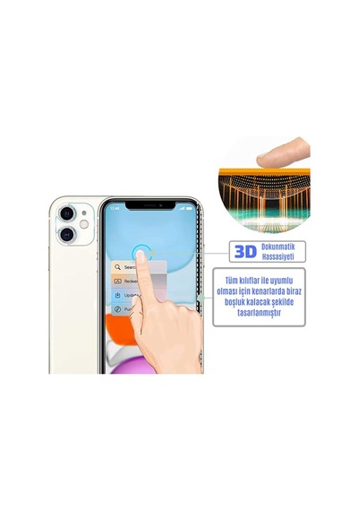 Apple Uyumlu iPhone X Xs  9H Sertlikte Dayanıklı Ekran Koruyucu Kırılmaz Cam (2'li Paket)