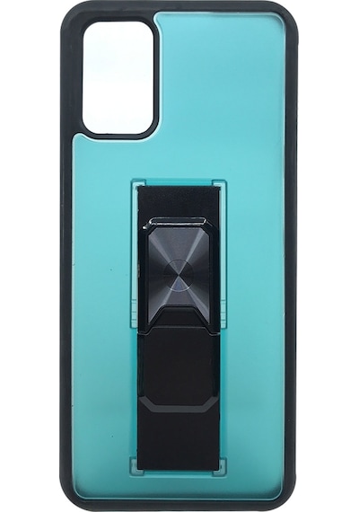Nettech Samsung Galaxy A02s Uyumlu Microcase Mıknatıs Yüzüklü Arka Koruma Kılıf - Turkuaz Turkuaz