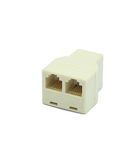 Rj11 2 port telefon çoklayıcı aparat