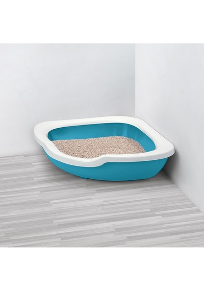 Techmrt Imac Fred Açık Köşe Kedi Tuvaleti 51x51x15,5cm