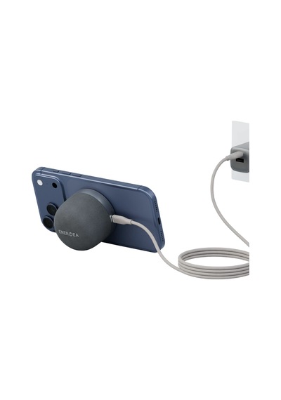 Energea Magaudio Go Plus Bt 5.4 Qi Kablosuz Şarj Destekli Taşınabilir Magsafe Hoparlör - Gri