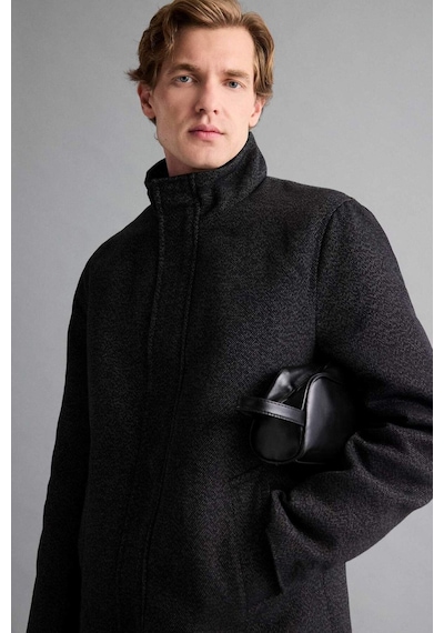 Defacto Regular Fit Dik Yaka Cepli Fermuarlı Astarlı Kaşe Parka F0753ax25wnar167 Antrasit-ar167 Defacto Regular Fit Dik Yaka Cepli Fermuarlı Astarlı Kaşe Parka F0753ax25wnar167 Antrasit-ar167