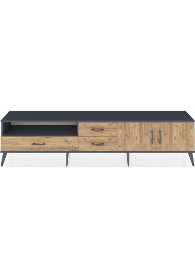 Arges Tv Ünitesi 2 Raflı 3 Çekmeceli 2 Kapaklı 220x30x51 Antrasit-çam Atlas Çam/atlas Çam - Antrasıt Arges Tv Ünitesi 2 Raflı 3 Çekmeceli 2 Kapaklı 220x30x51 Antrasit-çam Atlas Çam/atlas Çam - Antrasıt