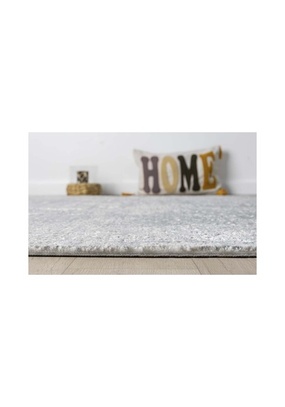 Mariesse Home Vita Serisi Bambu Dokulu Modern Sık Dokuma Koridor Kesme Yolluk Dokuma Makine Halısı Evita6001 Gri