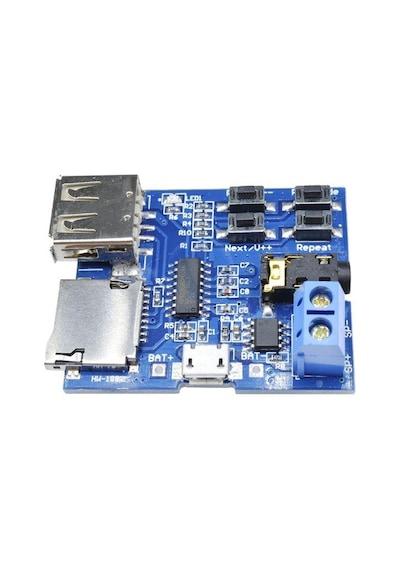 Elektronikport-Mp3 Oynatıcı Tf Kart Ve Usb Flash Disk Girişli Modül (Mp3 Formatı