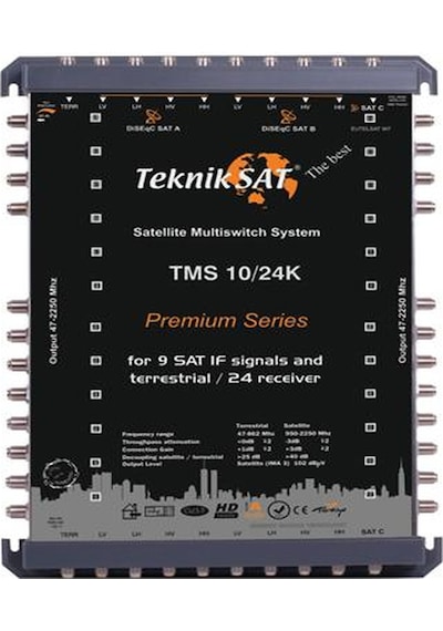 Tekniksat Tms 10-24 Kaskatlı Santral Multiswitch