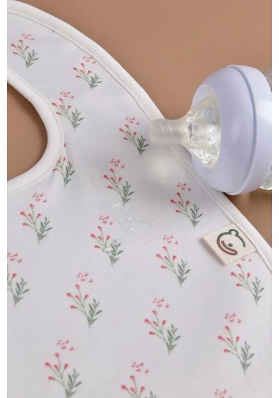 E&f Store Kız Bebek 3'lü Sıvı Geçirmez Mama Önlüğü Seti - Model 3 Çok Renkli