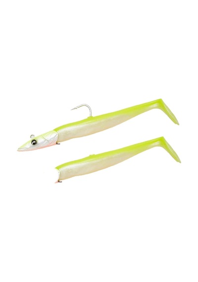 Savage Gear Sandeel V2 14 cm 33 gr 2+1 Lemon Back