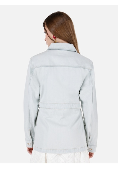 Colins Normal Kesim Mavi Kadın Ceket Denim