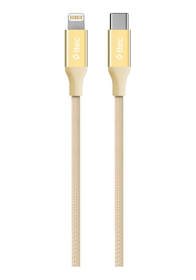 Ttec 2DK41 USB-C - Lightning Hızlı Şarj Kablosu 150 CM 2Dk41 Ttec Alumicable Halat Kablo