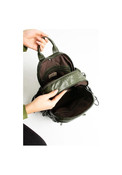 Baginn Y.s.deri Kadın Sırt Çantası Fonksiyonel Kullanım Omuz Çapraz Askılı Bayan Sırt Çantası 35 25 Cm 001