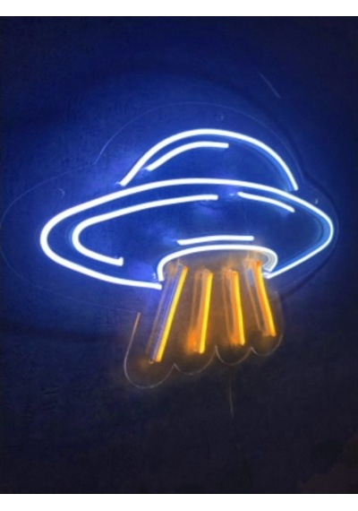Ufo Neon Led Tabela Neon Yazı Neon Dekoratif Duvar Aydınlatması (540026467)