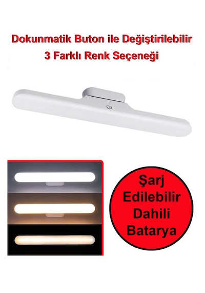 Greentech Usb Şarjlı 3 Renk Işıklı Led Aydınlatma / GT-CL03-3 Adet