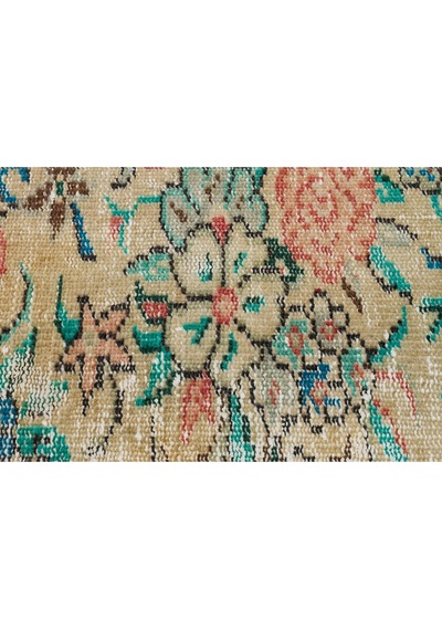 Zamansız Türk El Sanatı Eskitme Vintage Halı 170 X 240 Cm 10204