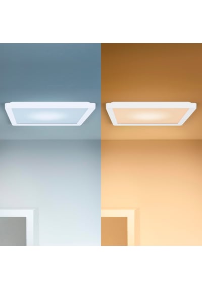 Wiz Beyaz Akıllı Sıva Üstü Rgb Kare Panel Tavan Armatürü 17w Renkli