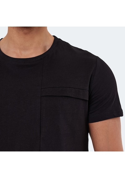 Slazenger KAURI IN Erkek Tişört Siyah